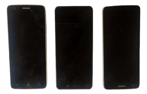 3celulares Smartphones Qbex W509 Xgold Xgray Kit Com Defeito