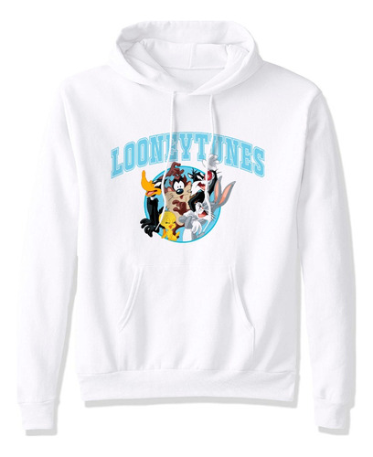 Sudadera Looney Tunes Piolin Taz Bugs Silvestre Bunny Titulo