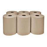 4 Rollos Bobinas Papel Tissue Toalla 20cm X 200mts Beige