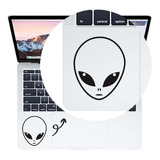 Sticker Decorativo Para Notebook Diseño Alien
