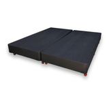 Base Sommier Box Cama 1 Plaza Ecocuero Colores