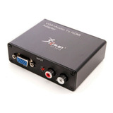 Conversor Vga + Audio Rca P/ Hdmi Full Hd 1080p C/ Fonte Pro