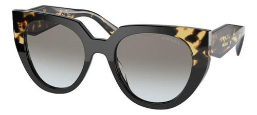 Prada Spr 14w 389-0a7 Oversized Cat Eye Cafe Degradado