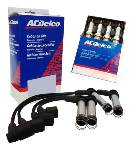 Kit Cables+bujias Acdelco Chevrolet Astra 1.8 2.0 Vectra 2.2 Foto 3