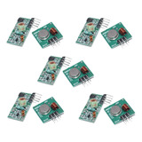5x Módulo Rf Transmissor Receptor 433mhz Am Arduino Rx Tx