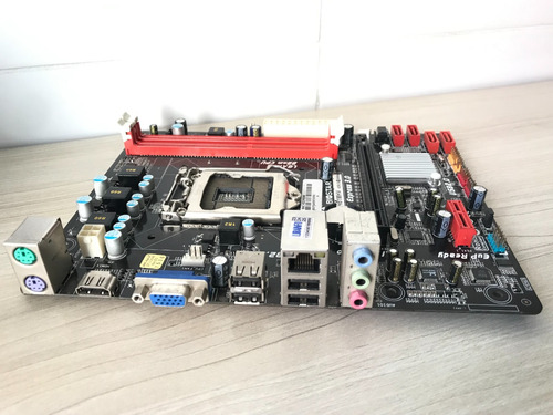 Placa Mãe Biostar H61mhv Ddr3 Até 16gb -lga 1155 Sem Espelho