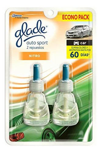 Glade Aromatizante Ambiente Para Auto, Repuesto 14 Ml