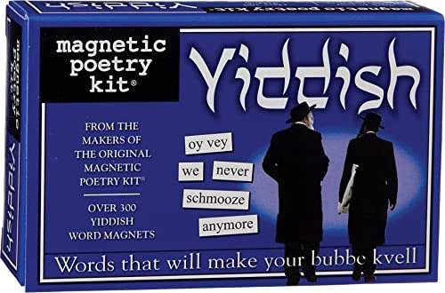 Kit De Poesía Magnética En Yiddish, Palabras Para Nevera, Wr