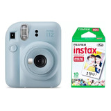 Camara Instantanea Instax Mini 12 Celeste +10 Fotos entrega