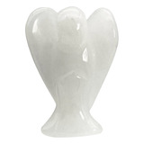 Estatua Ángel Cristal Jade Piedra Palma Decoración 1.5 Pulga