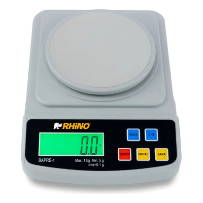 Báscula Digital Rhino Bapre hasta 1 1kg gris | Meses sin interés