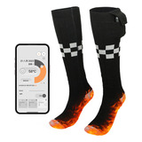 Calcetines De Ciclismo Calefactados Con Batería Eléctrica, C