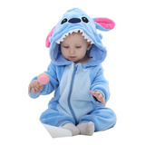 Mameluco Pijama Kigurumi De Stitch Para Bebés, Unisex