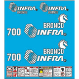 Calcomanías Bronco Infra 7000w Con Preventivos Originales