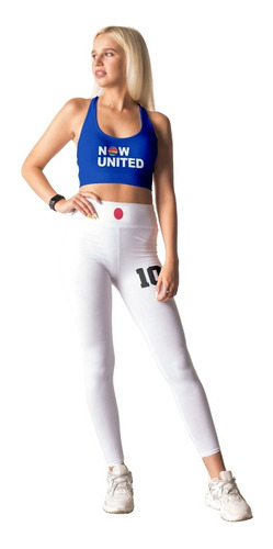 Conjunto Now United Infantil Cropped E Calça Legging Membros