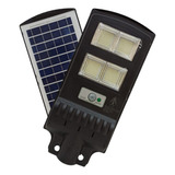 Luminária Pública Solar Para Poste Led 100w 6500k Com Sensor