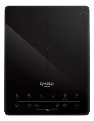 Cooktop De Indução Dako Portátil 1z 220v 2000w De Potência