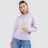 Hoodie Mujer Ostu  Morado Poliéster 40060128f-4883