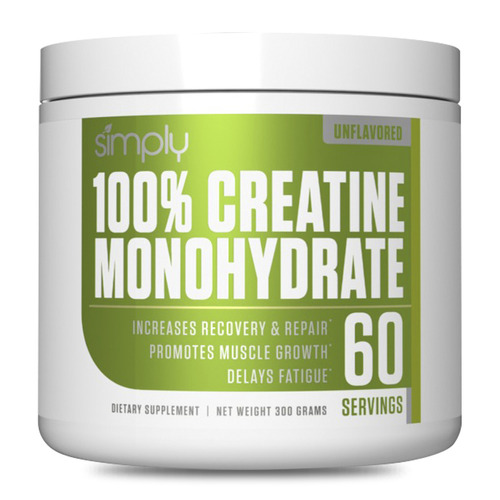 100% Creatine Monohydrate Simply - 60 Servicios