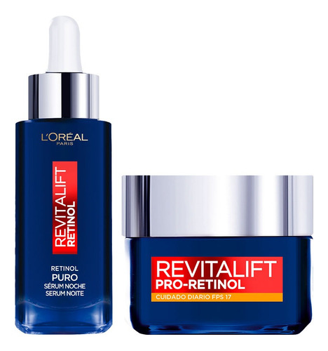 Pack Revitalift Retinol: Gel + Serum + Crema