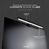 Barra De Luz Para Laptop Luminate Shade Bl460 Ultra Delgado Color Negro Color De La Estructura Negro