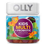 Olly Kids Multi +probiotic Niños Probioticos Premium Vitaminas A,c,d,e,b's & Zinc Sabor Berrys