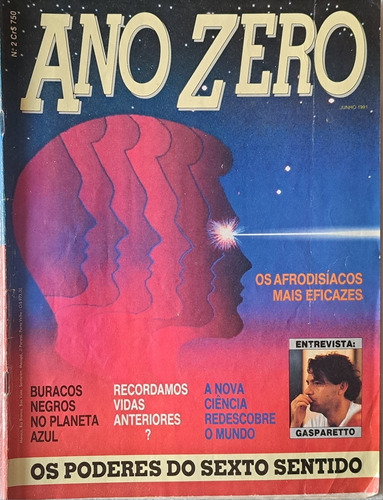 Revista Ano Zero 2 Junho 91 Gasparetto/círculos Ingleses