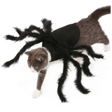 Roupas Pet Gato Cachorro Fantasia Halloween Aranha Tamanho S