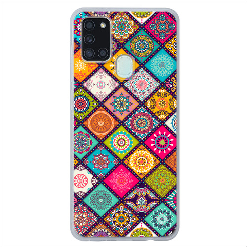 Funda Para Samsung Galaxy Mujer Mandalas Mosaico Uso Rudo