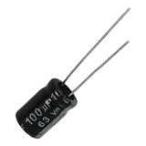 Pack X 10 Capacitor Electrolitico 100uf 63v