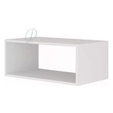 Nicho Decorativo Organizador Retângular Branco Mdf 60x20x10