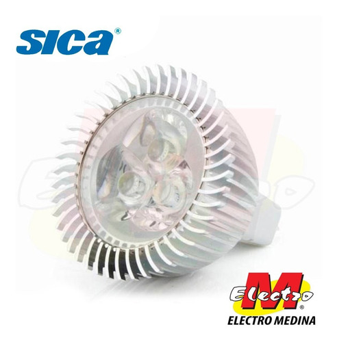 Dicroica Led 12v Ca Y Cc Barco 3w Calida Sica Electro Medina