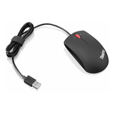 Mouse Lenovo , Negro/con Cable Usb/silencioso