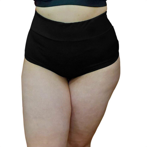 Culotte Tiro Alto Con Faja Para Bikini Lycra Talle Grande