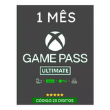 Xbox Game Pass Ultimate 1 Mês Código 25 Dígitos