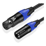 Cables Xlr De 15 Pies, Cable De Micrófono Xlr Macho He...