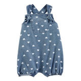 Enterito Corto Romper Jean Verano Carters Beba Talle 18 M 