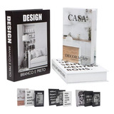 Kit 3 Livros Fake Decoraçao Caixas Porta Objeto Decorativo Cor Casa Decoração