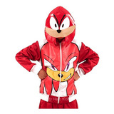 Pants Y Chamarra Disfraz Sonic Knuckles Rojo