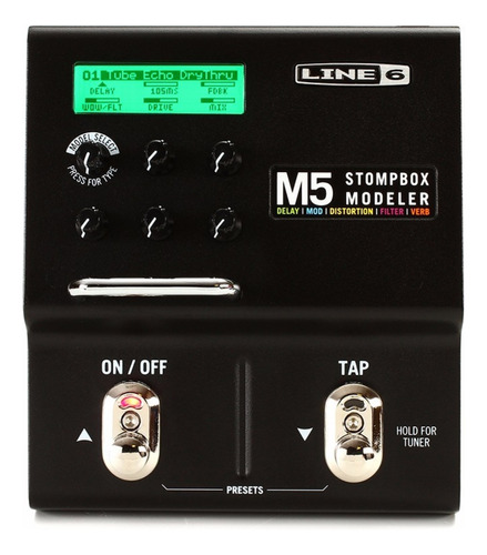 Pedalera Line 6 M5 Stompbox Modeler En Caja