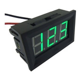Voltímetro Smakn® 2 Wire Verde Dc Display Panel Led Digita