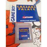 Cesars Palace De Game Boy Con Manual,video Juego.