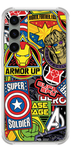 Capinha Compativel Modelos Galaxy Comics Patches 2947