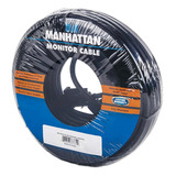 Cable Svga Manhattan 337342 30mts Negro Macho-macho