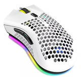 Mouse Óptico Gamer Led Color 1600dpi 2.4g, Blanco