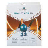 15m Fita Led Cob 9w 6000k 12v Ip20 900l C/ Conector Gaya