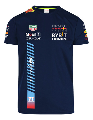 Playera Niños Redbull F1 Checo Perez Escudería Fórmula 1 