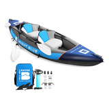 Kayak Inflable Para 2 Personas Con Accesorios Y Bolsa