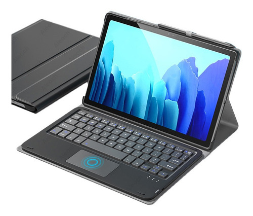 Funda Con Teclado Ñ Para Samsung Galaxy Tab S6 Lite Sm-p610