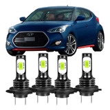 Para Bombillas Altas Bajas 2012-2017 Hyundai Veloster Led